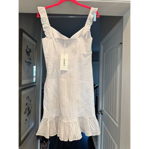 Likely Anthropologie Mina Mini Dress Size 6 – 100% Cotton Fit & Flare - Picture 4 of 8